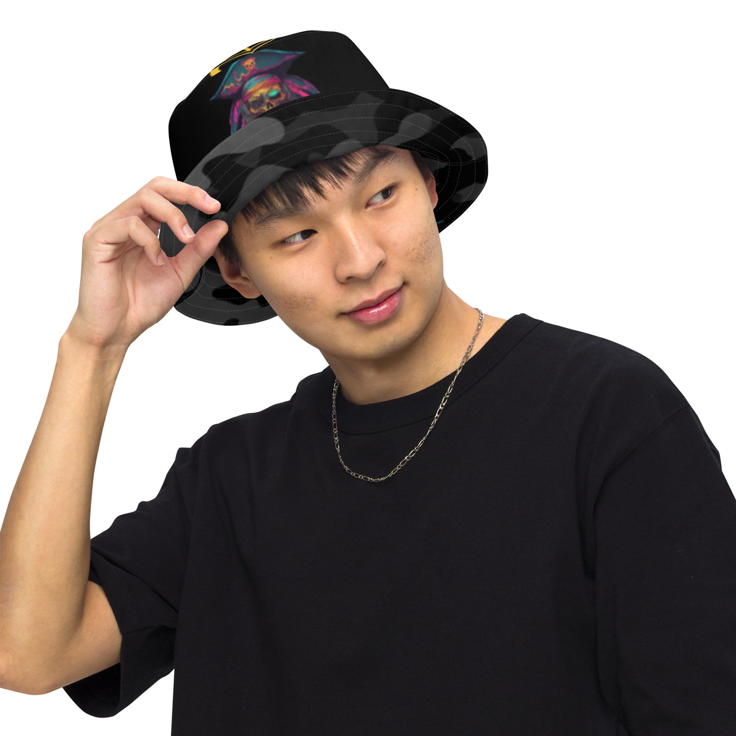 AMP Reversible bucket hat