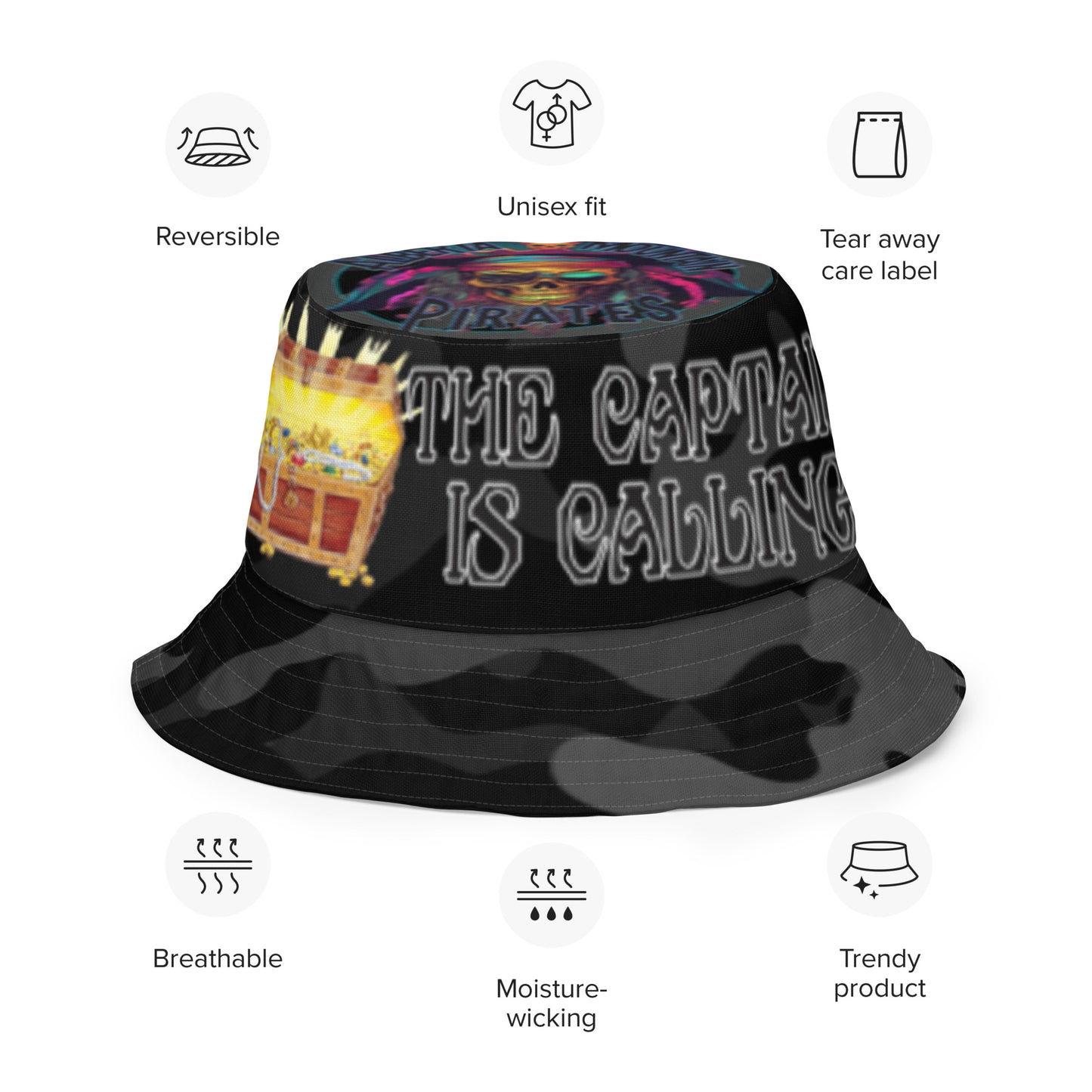 AMP Reversible bucket hat