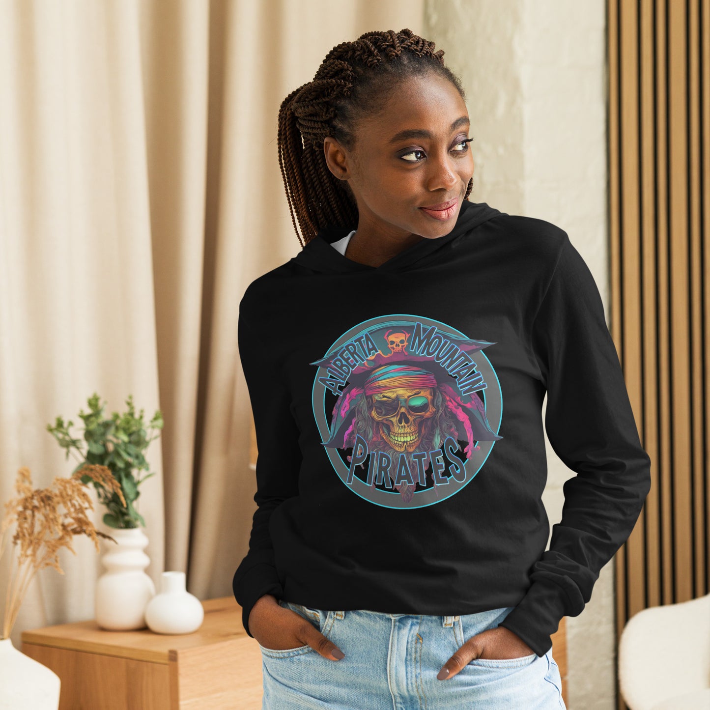 "Captain Is Calling" Hooded Long Sleeve