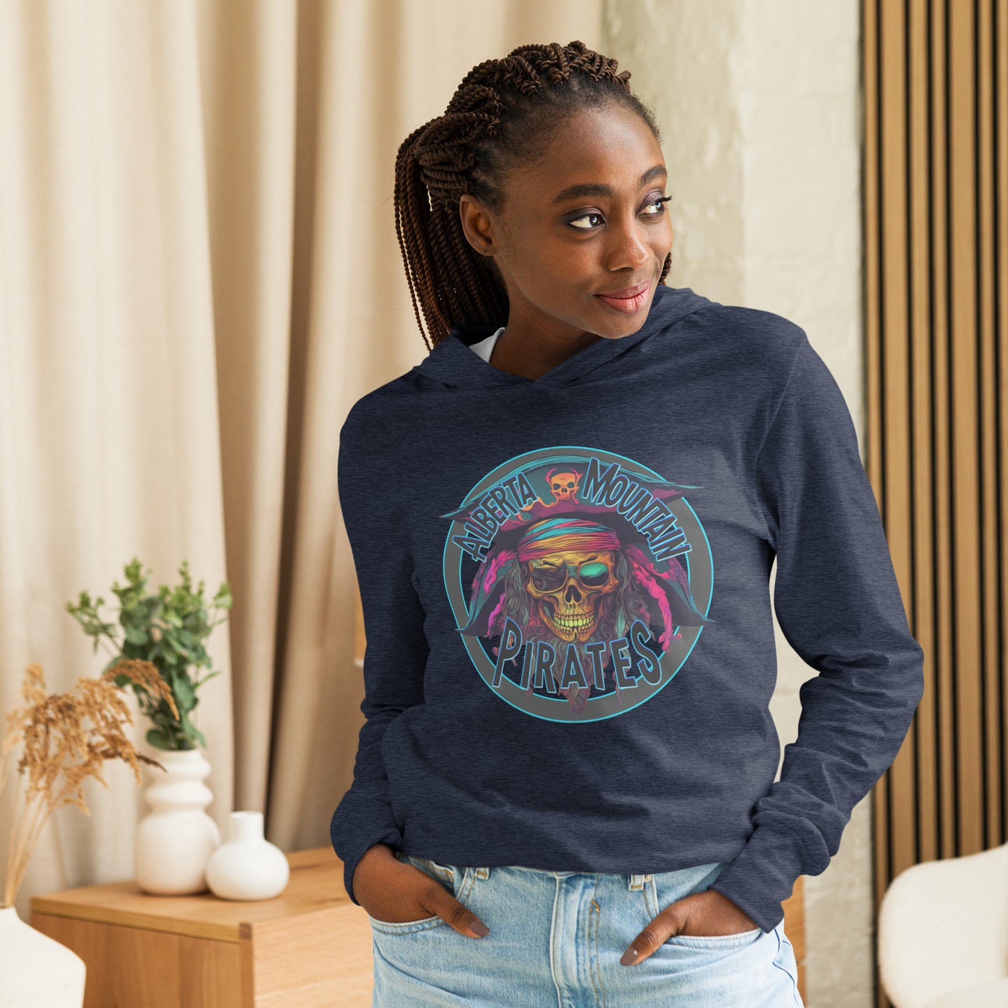 "Captain Is Calling" Hooded Long Sleeve