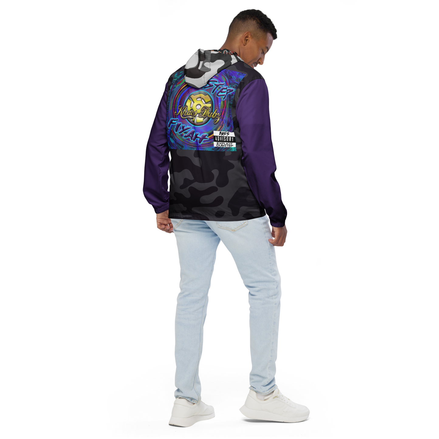 Dubstep Fiyah Men’s windbreaker
