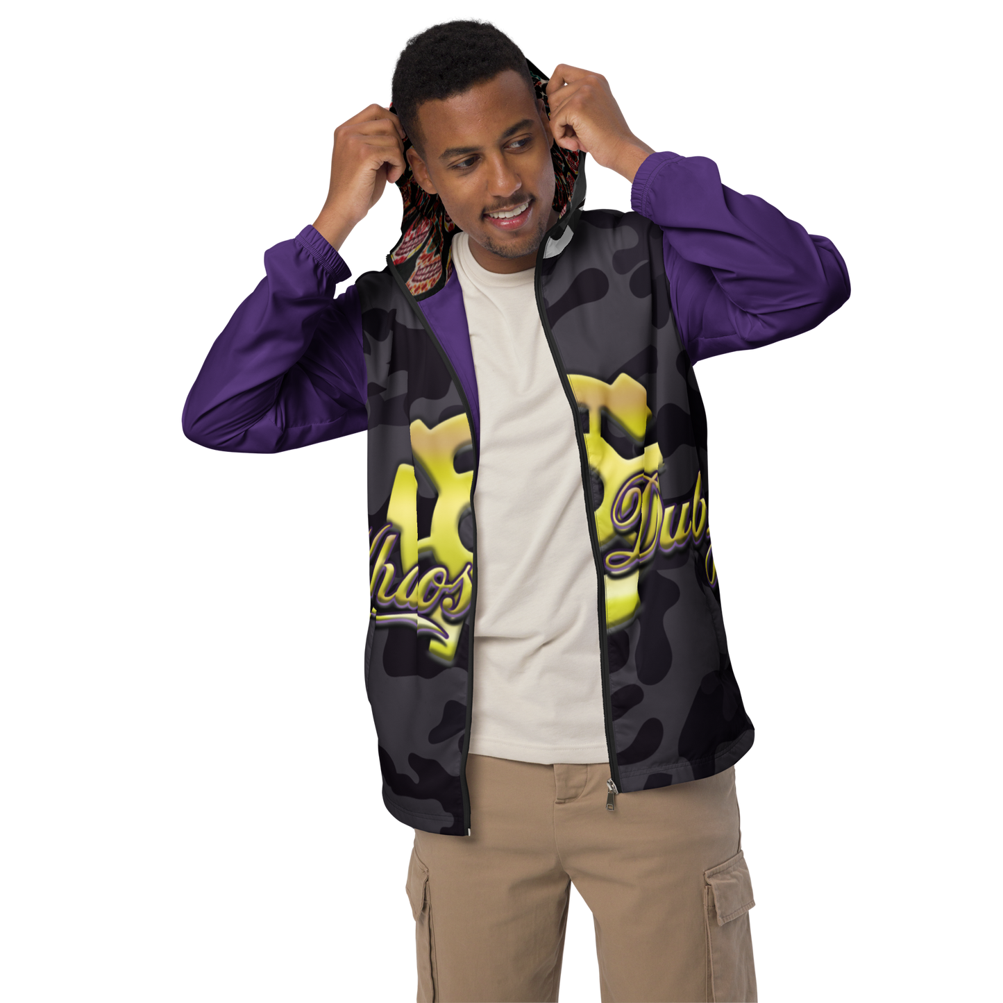 Dubstep Fiyah Men’s windbreaker