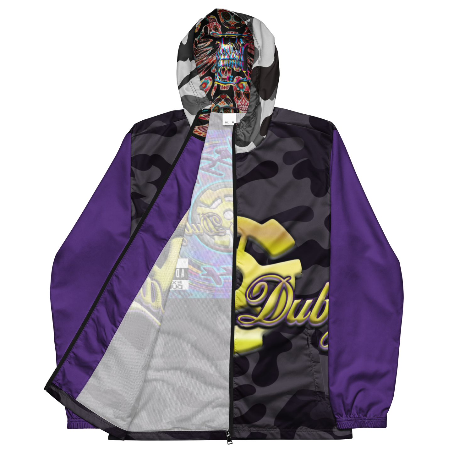 Dubstep Fiyah Men’s windbreaker