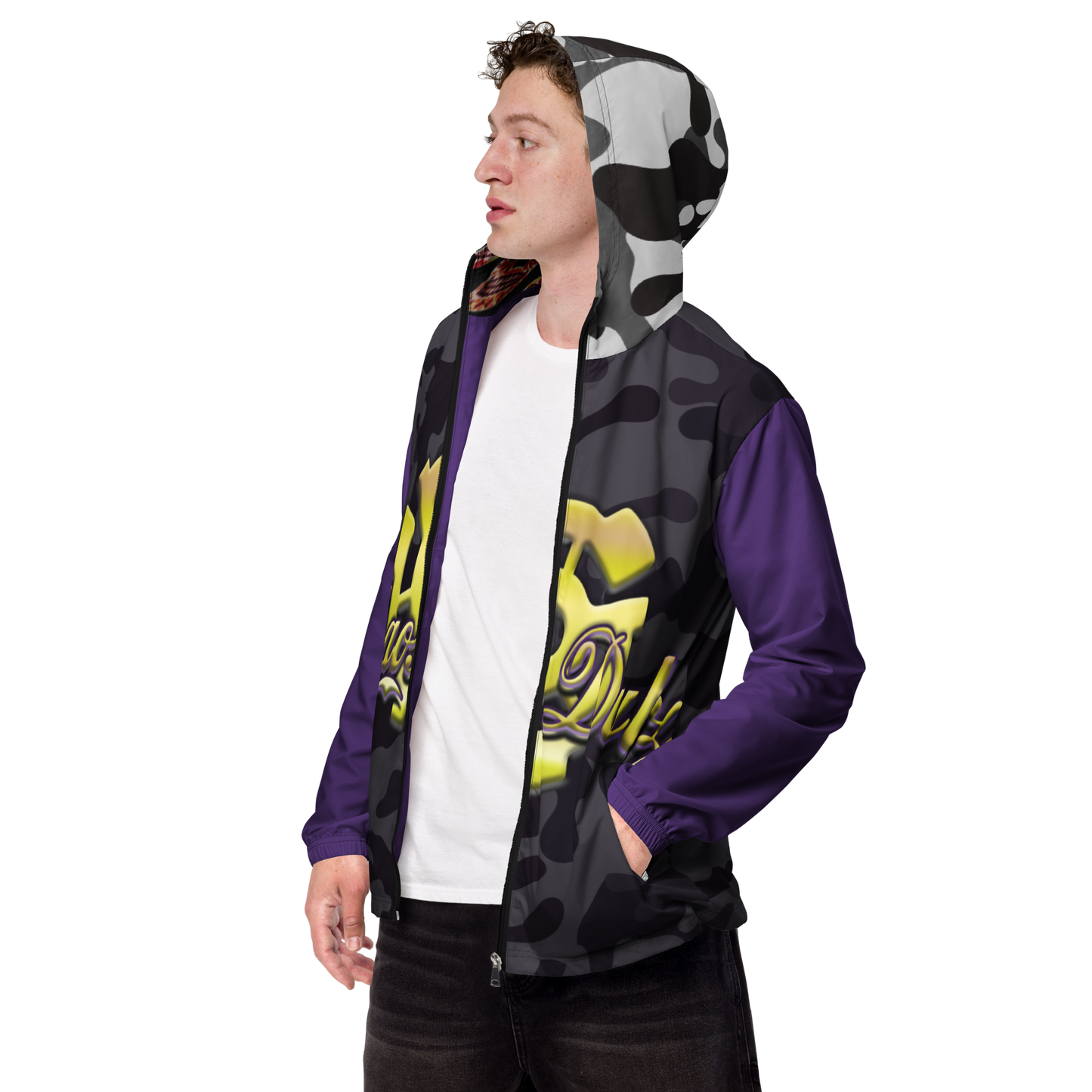 Dubstep Fiyah Men’s windbreaker