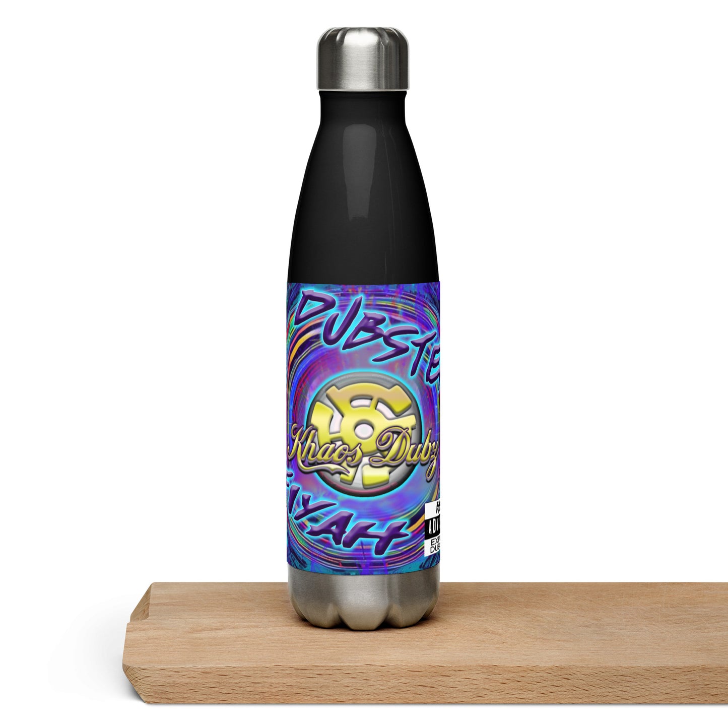 Dubstep Fiyah Stainless Steel Water Bottle