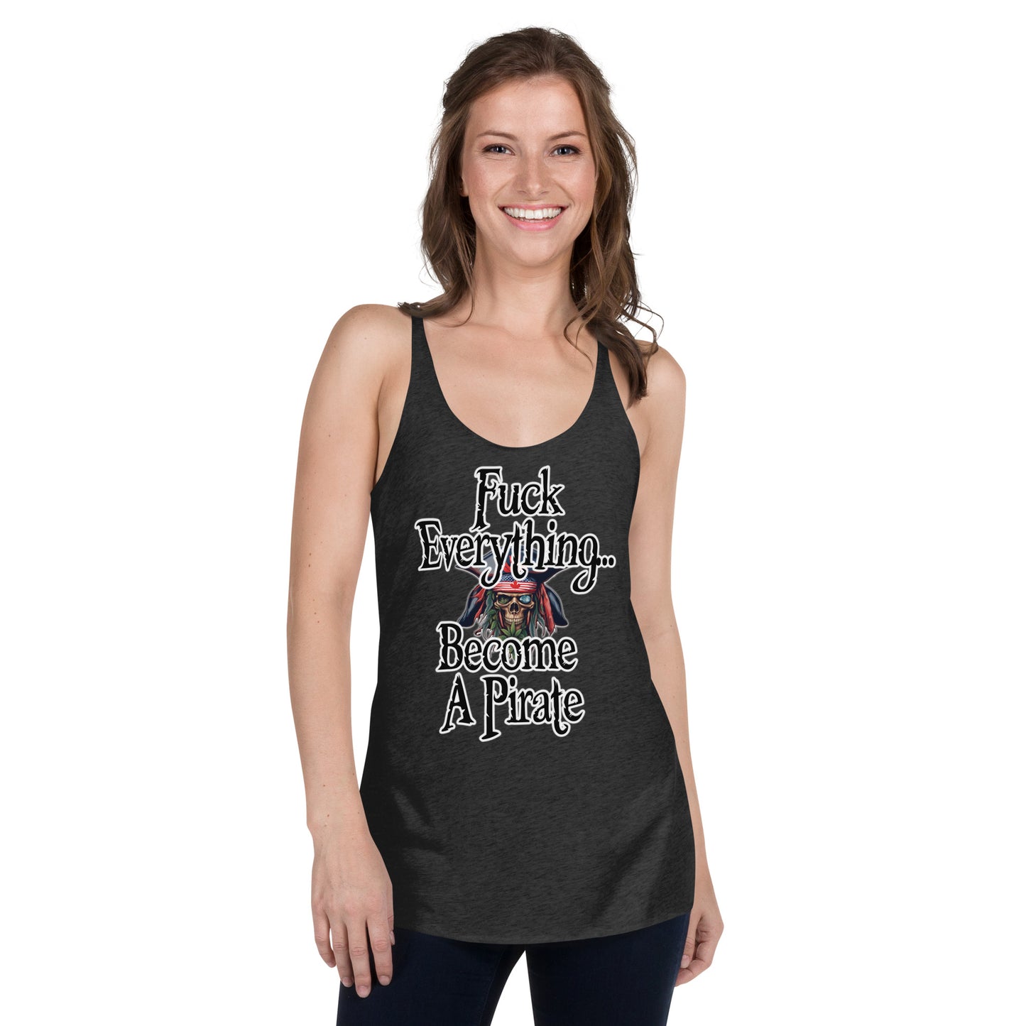 Become A Pirate Women's Racerback Tank