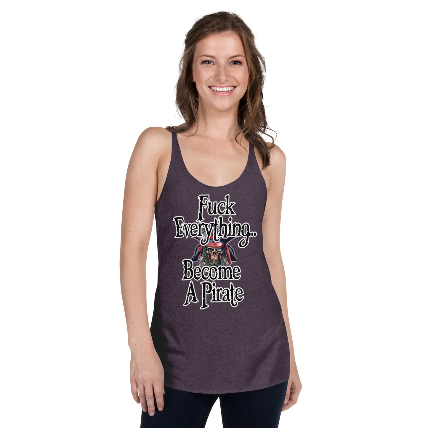 Become A Pirate Women's Racerback Tank