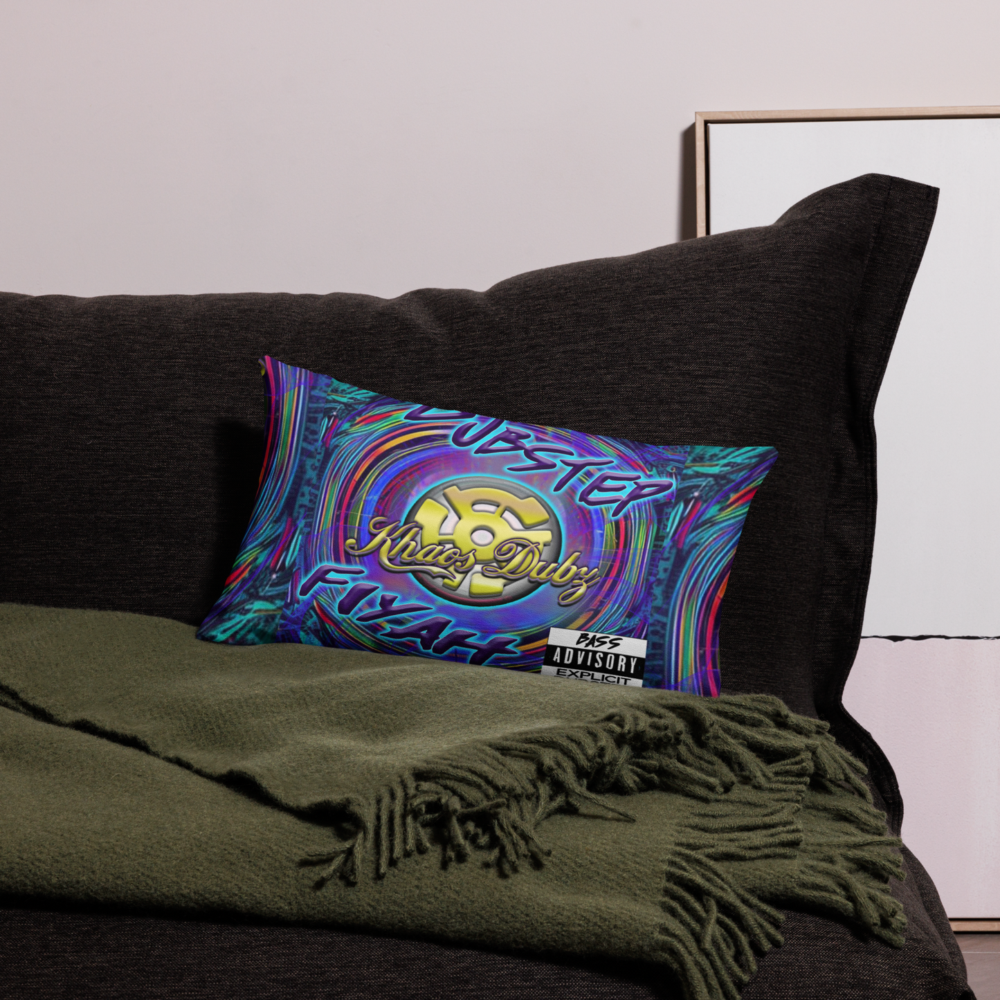 Premium Dubstep Fiyah Pillow