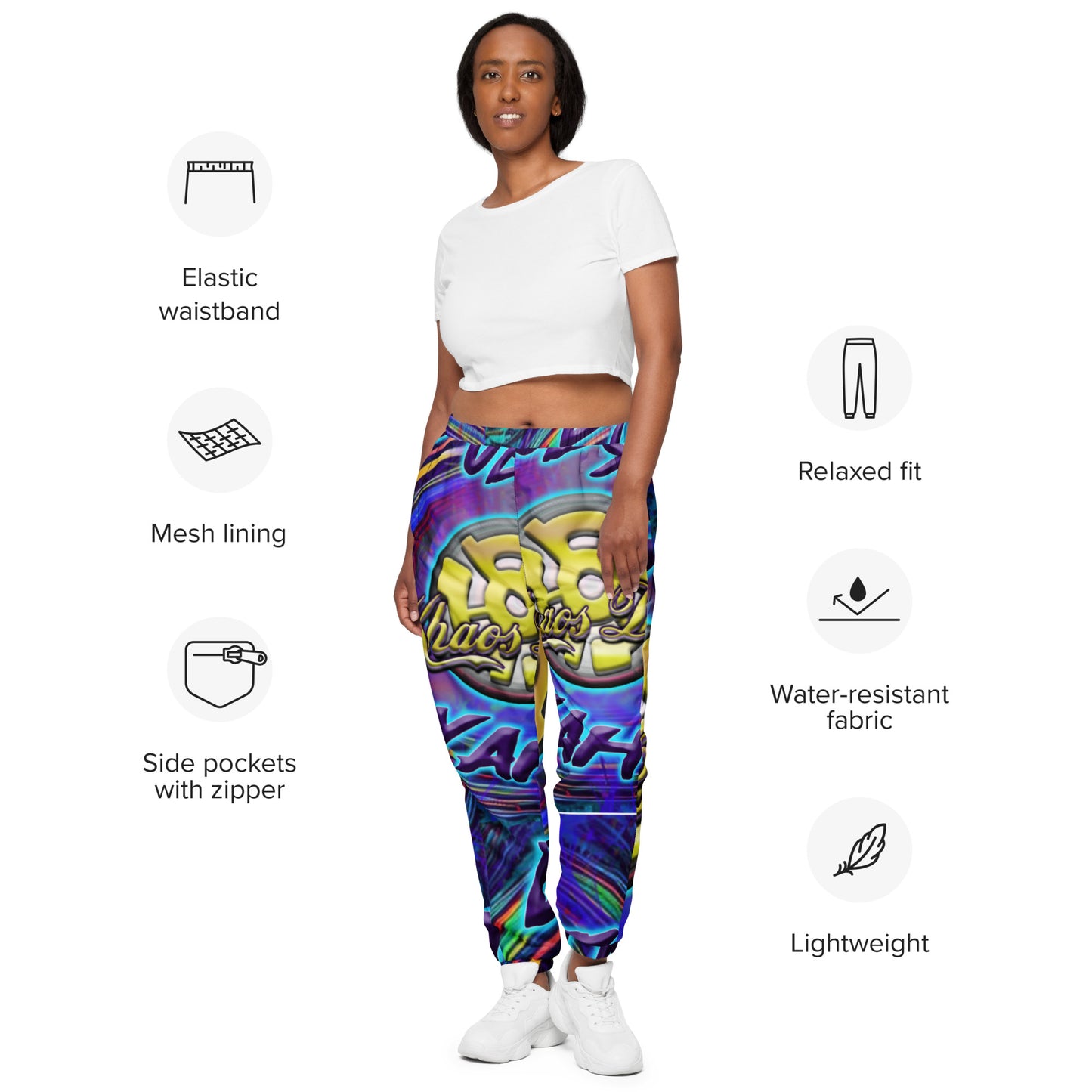 Dubstep Fiyah Unisex track pants