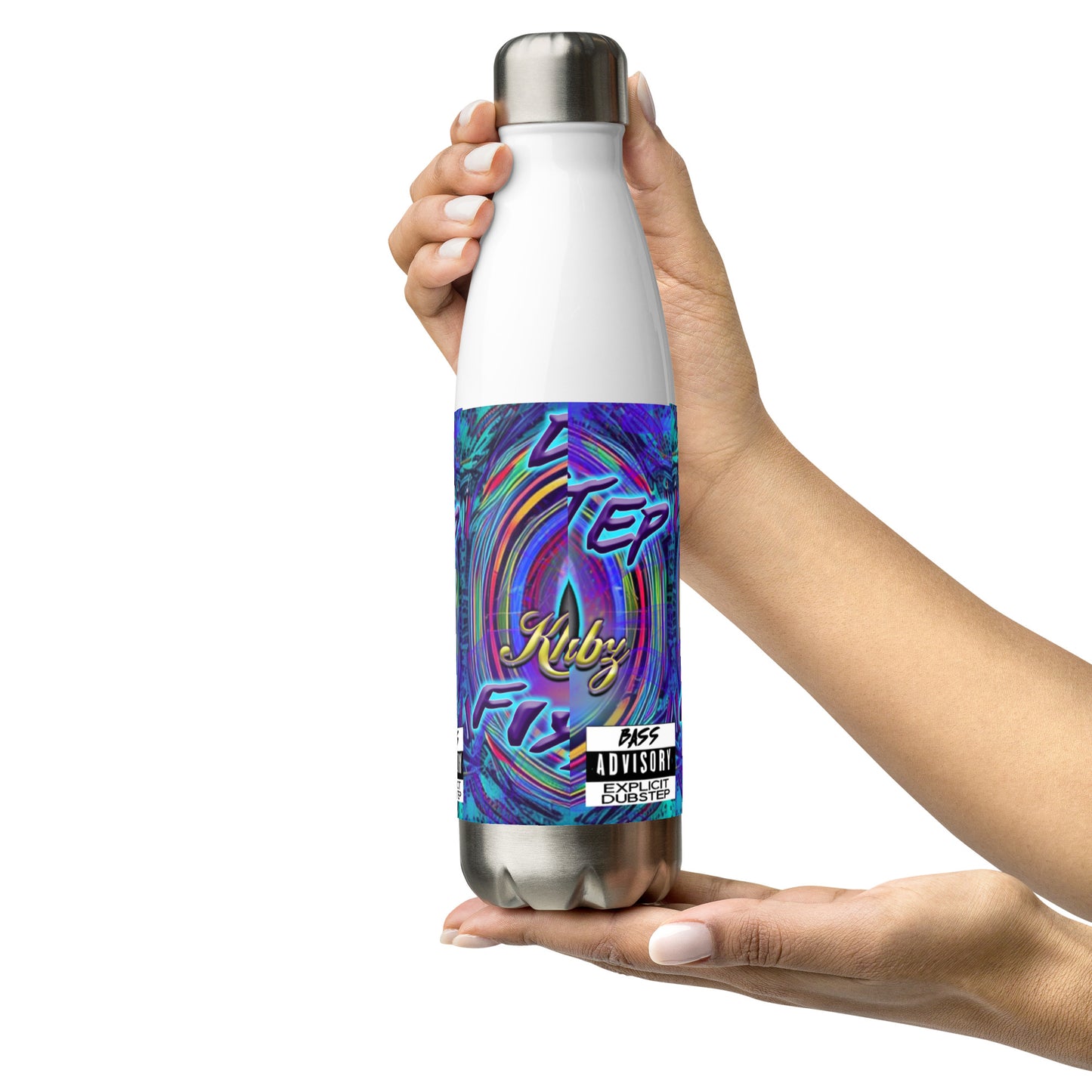 Dubstep Fiyah Stainless Steel Water Bottle